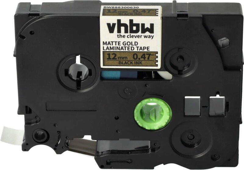 Thumbnail - Vhbw - Schriftband-Kassette kompatibel mit Brother pt PT-2610, PT-2700, PT-2500PC, PT-2600 Etiketten-Drucker 5m x 12mm S...