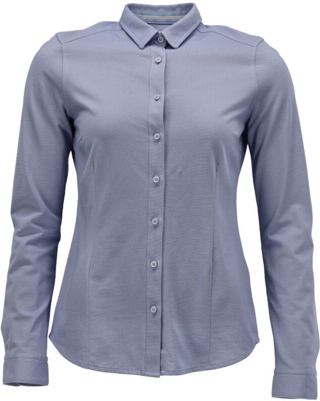 Hemd, moderne Damenpassform, Stretch Damenbluse Gr. 44, hellblau - Mascot