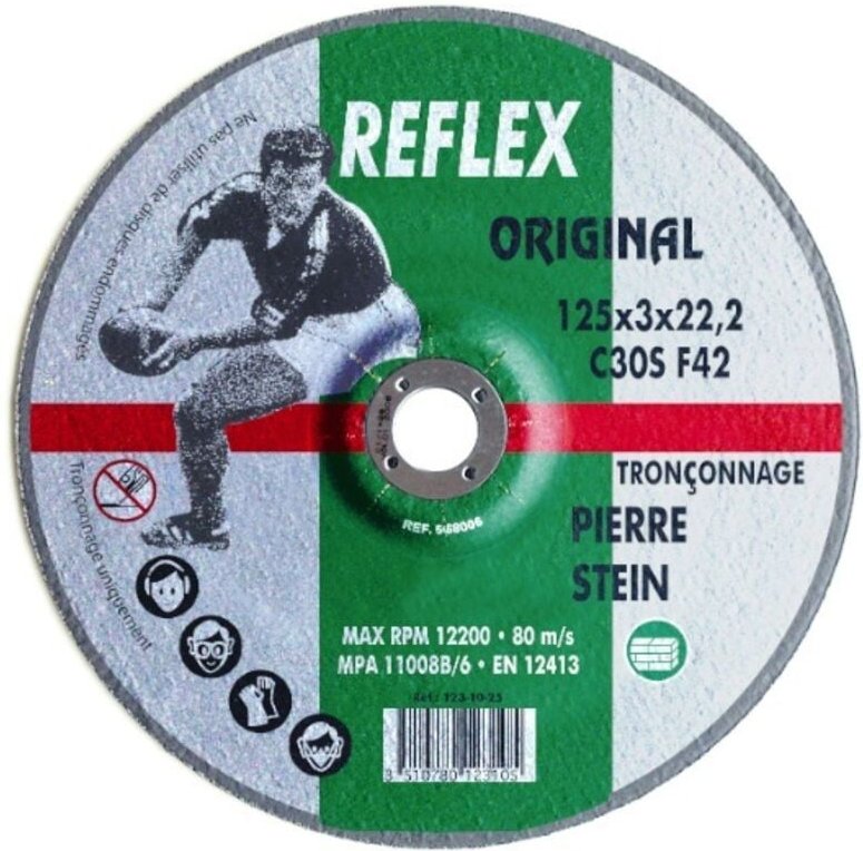 Thumbnail - Trennscheibe Ø 125 mm (Materialien mit versetzter Nabe) Outifrance