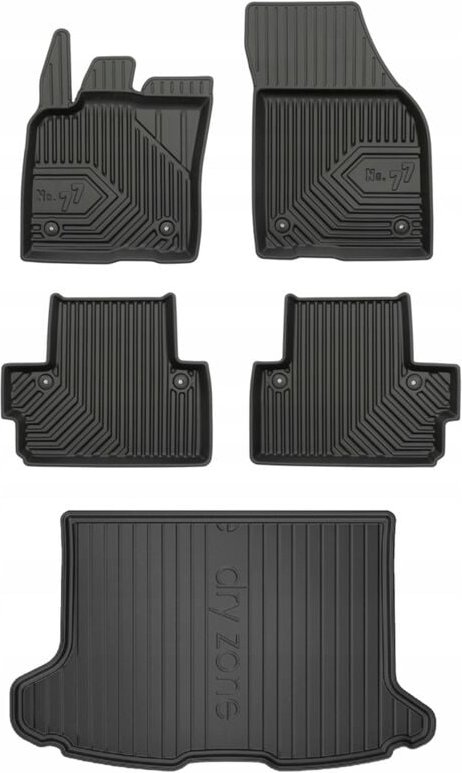 SET 77 Gummimatten und Bezüge Volvo C30 Schrägheck 2006-2012