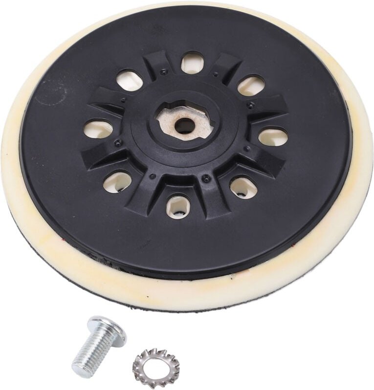 Polierer-Stützplatte mit 17 Löchern, verschleißfeste PU-Stützplatte mit Klettverschluss für Automöbel