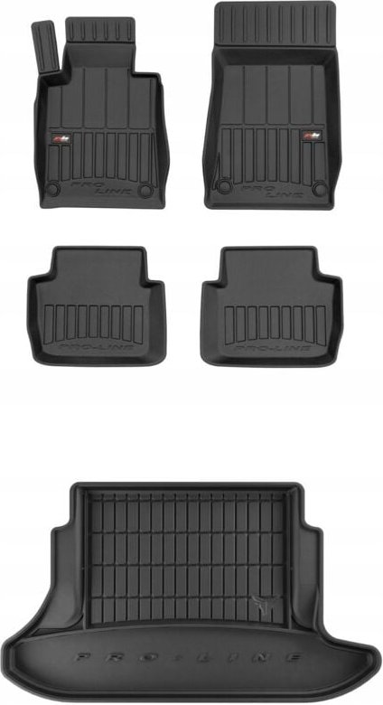 3D SET Gummimatten und Fußmatten BMW 3er E46 Compact 1998-2005