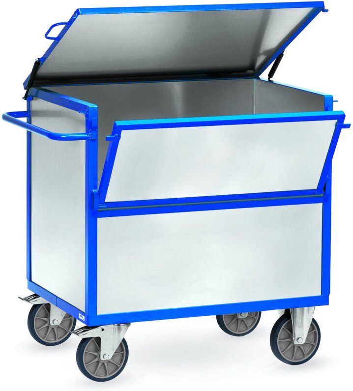 Fetra Blechkastenwagen Wände und Deckel aus verzinktem Stahlblech 1000x700