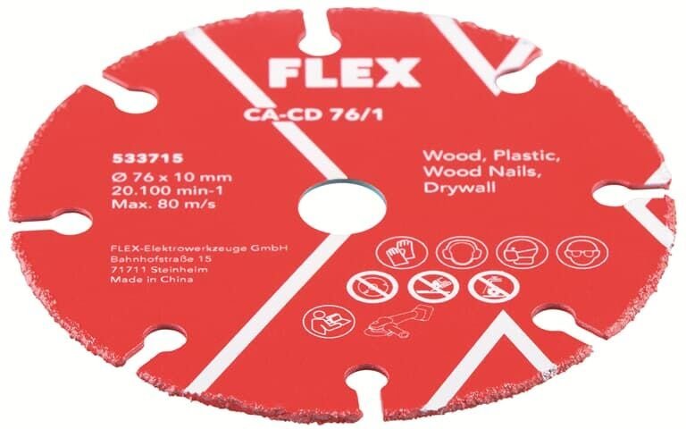 Carbide Trennscheibe ca-cd 76/1 für lbe 76 12-EC - Flex