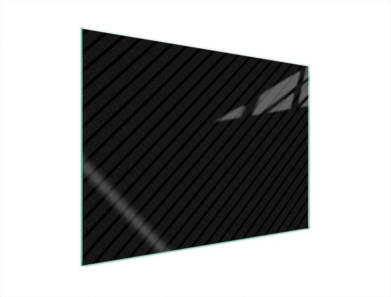 GLASSCHUTZPLATTE FÜR HERD 70x52 SCHWARZ