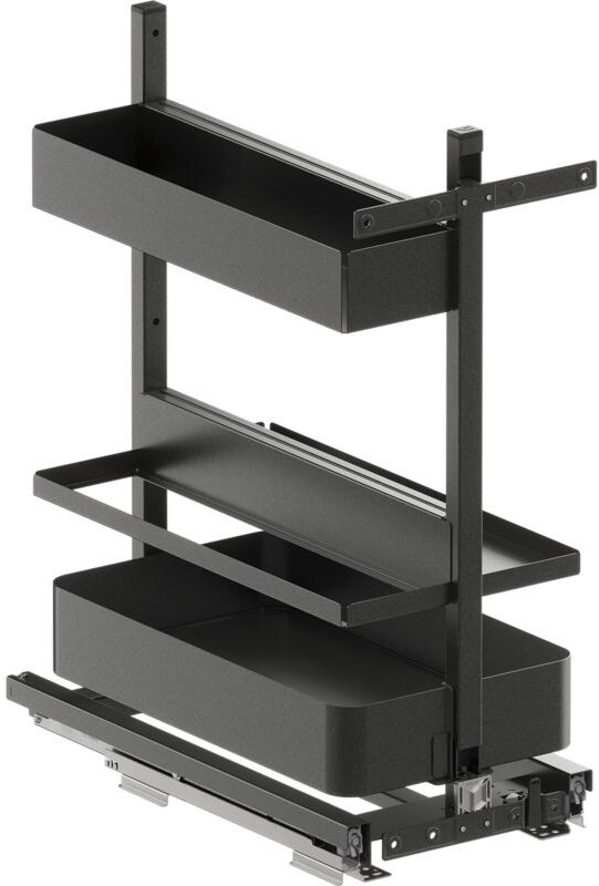 VS SUB Larder Flex Bake Unterschrank - Schrankorganizer Set KB 300mm, Stahl pulverbeschichtet lava