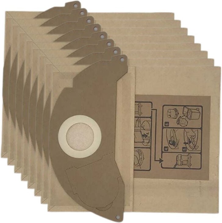 8 StüCk Staubsauger-Papierstaubbeutel für WD2.250 6.904-322 WD2200 A2004 A2054 A2024 WD2