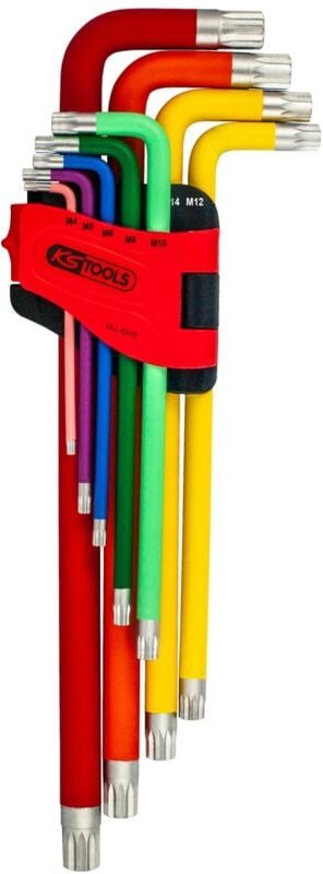 Ks tools Vielzahn (XZN)-Winkelstiftschlüssel-Satz xl 9tlg. - 151.4510