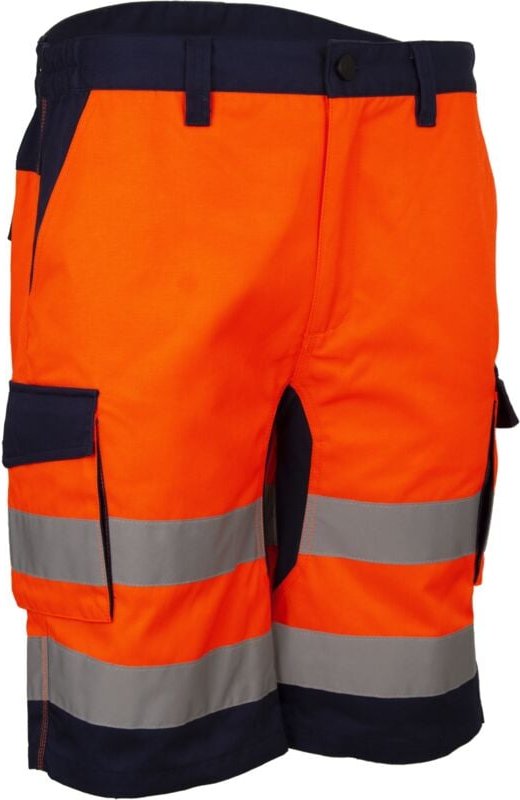 Arbeits-Bermuda HIBANA - Orange/Blau S - DE (38/40)