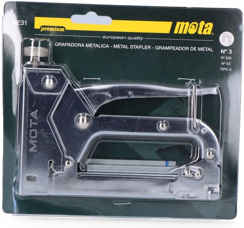 EDM - Premium Hefter Nr. 3, mit 6 mm Klammern Mota Werkzeuge 89077