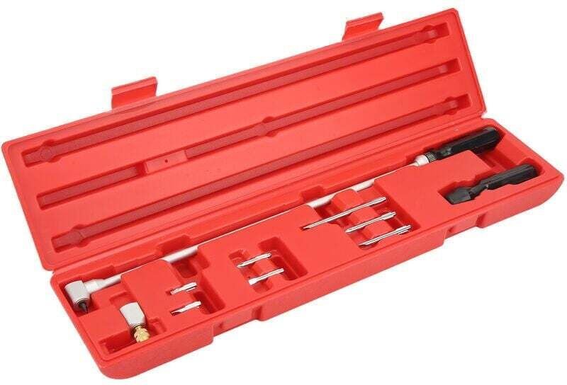 XVX Vergaser-Einstellwerkzeug, 10-teiliges Vergaser-Einstellset, 90-Grad-Abschrägungswinkel-Schraubendreher, Motorvergas...