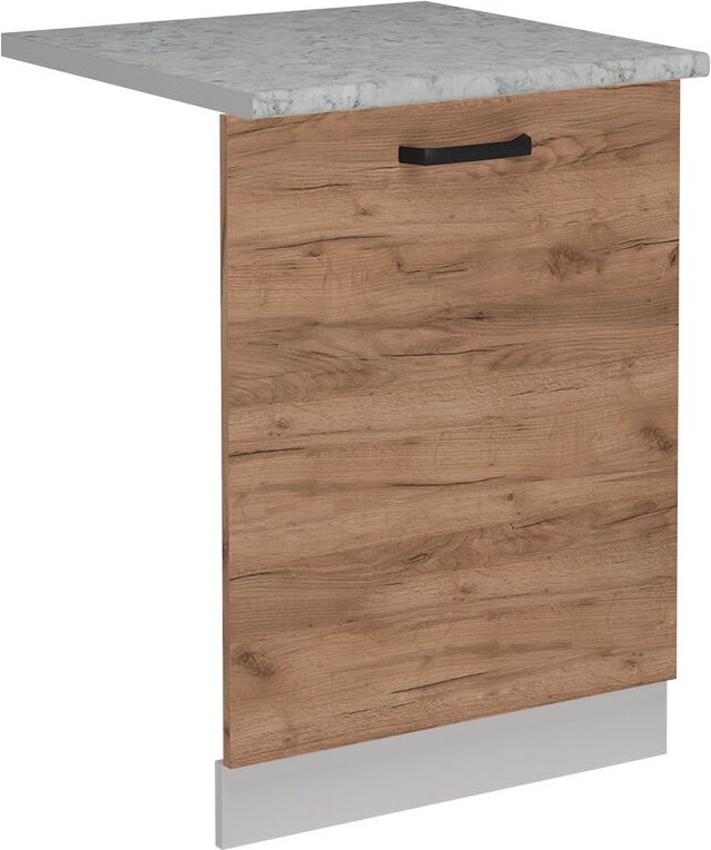 Geschirrspülblende R-Line, Goldkraft Eiche, 60 cm , ap Marmor Vicco