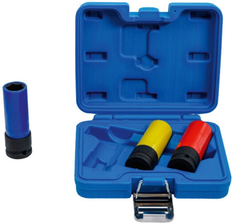 Bgs Technic - Kraft-Schoneinsatz-Satz Antrieb innenvierkant 12,5 mm (1/2') sw 17 / 19 / 21 mm 3-tlg.