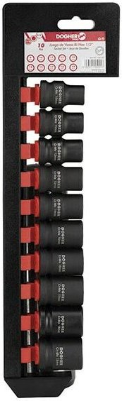 Schlagschrauber-Steckschlüssel-Set 10-teilig Dogher 570-051