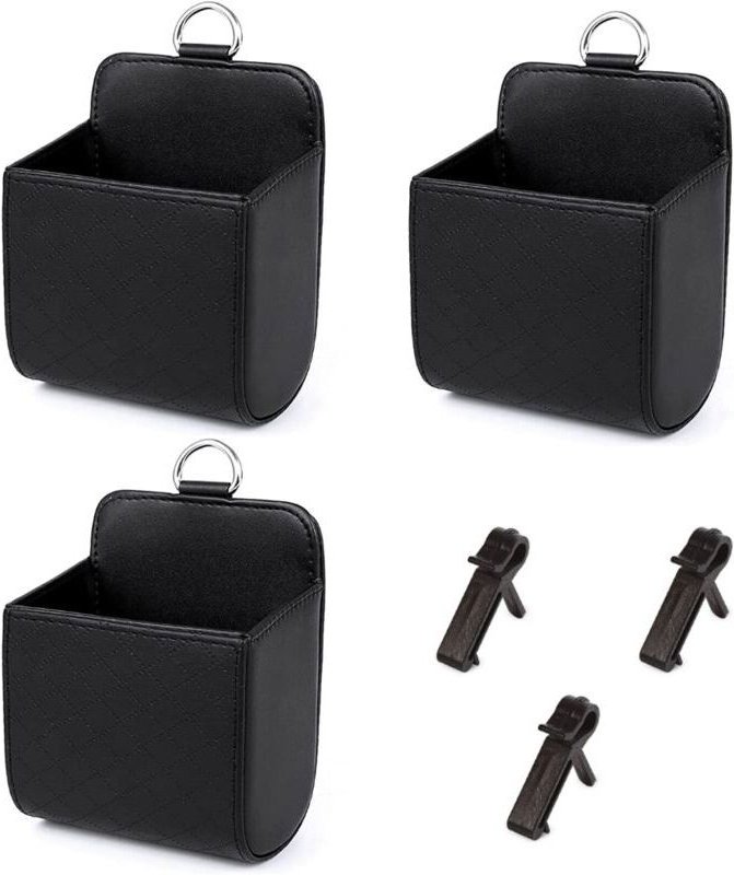 Ahlsen - Auto-Aufbewahrungsbox, 3 Stück, multifunktionale Luftauslassbox, Auto-Innenraum-Aufbewahrungsbox, Luftauslass-A...
