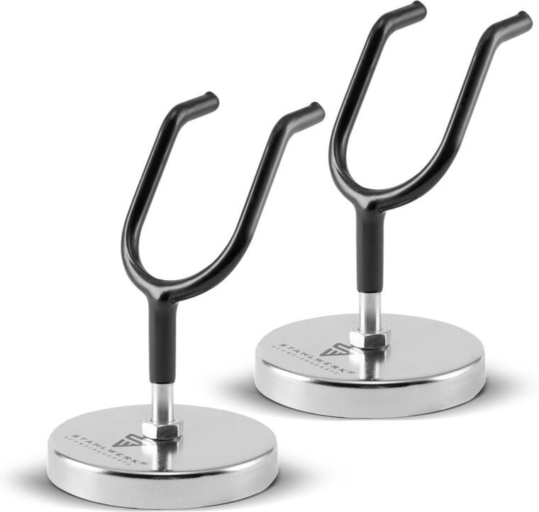 STAHLWERK 2 x Lackierpistolen-Halterung mit magnetischem Fuß