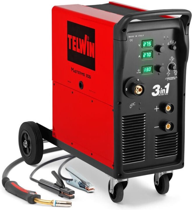 Inverter Multiprozess-Schweißgerät Mastermig 305i - 230V/400 v Telwin 816200