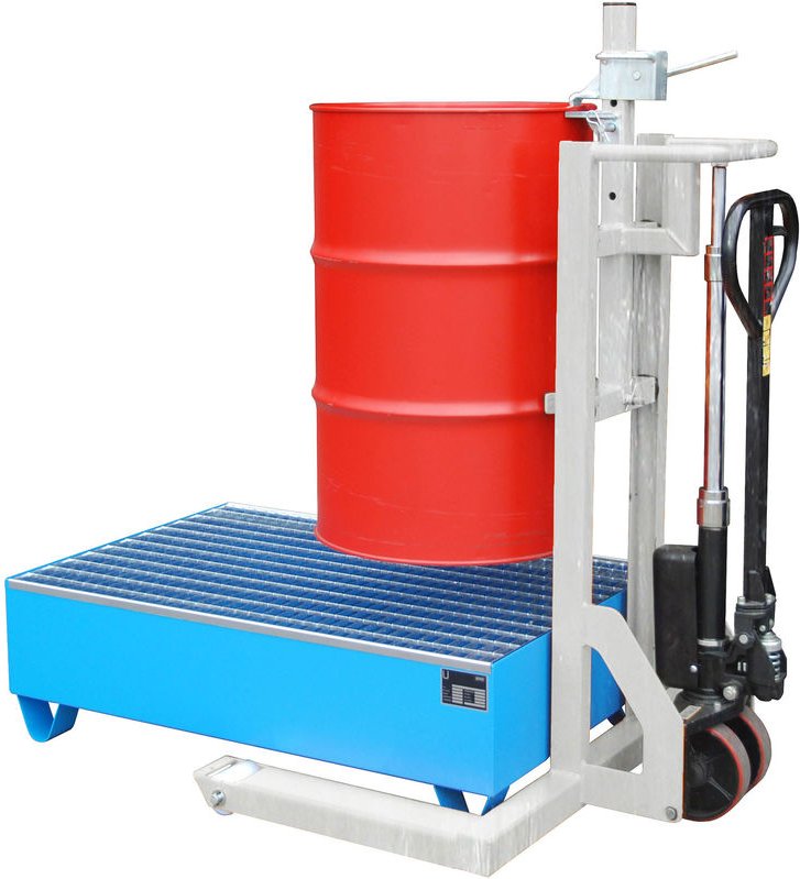 Bauer Fassheberoller FHR 600 G, feuerverzinkt