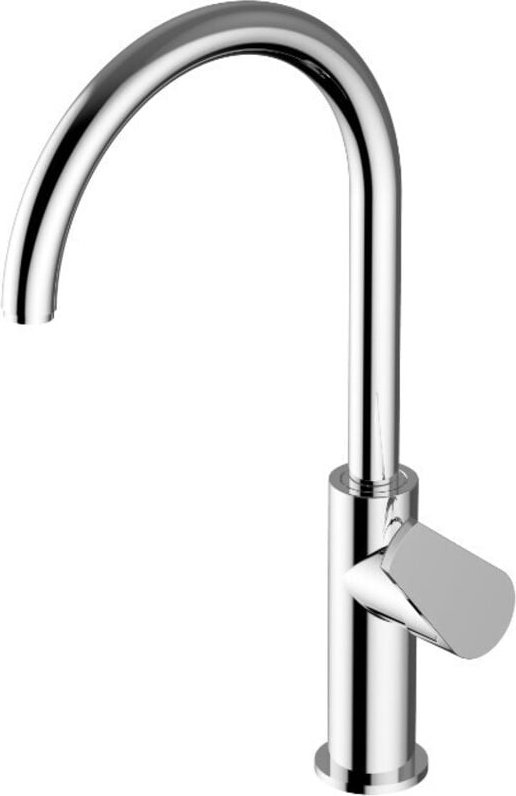 Teorema Velvet Spülenmischer aus verchromtem Messing