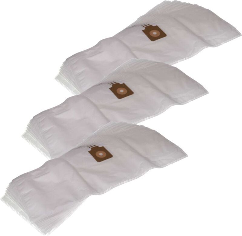 30x Staubbeutel kompatibel mit Columbus vp 9050 Comfort, Concept, Apollo Staubsauger - Mikrovlies, 75cm x 17cm Weiß - Vh...