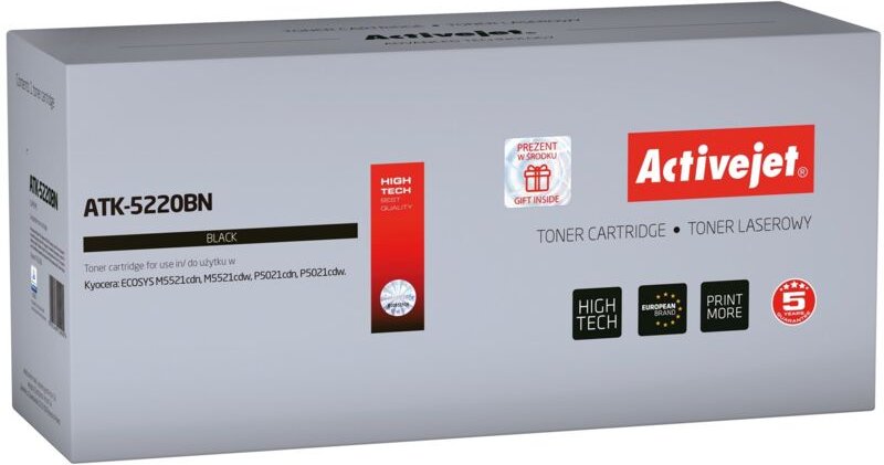 Activejet Toner für Kyocera TK-5220K neu ATK-5220BN