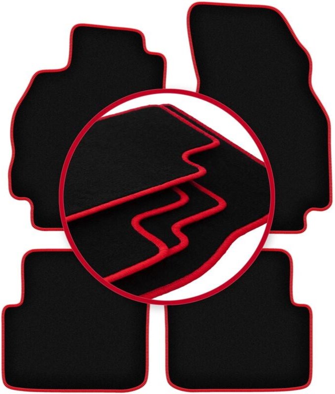 CARLUX-RED Automatten für: Renault Megane II Estate, Grandtour (2002-2008)