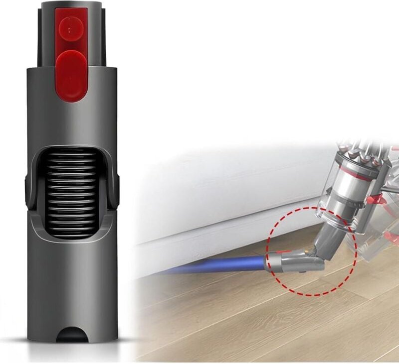 Schnellverschluss-Unteradapter, kompatibel mit Dyson V7-, V8-, V10- und V11-Staubsaugern, Adapter für niedrige Reichweit...