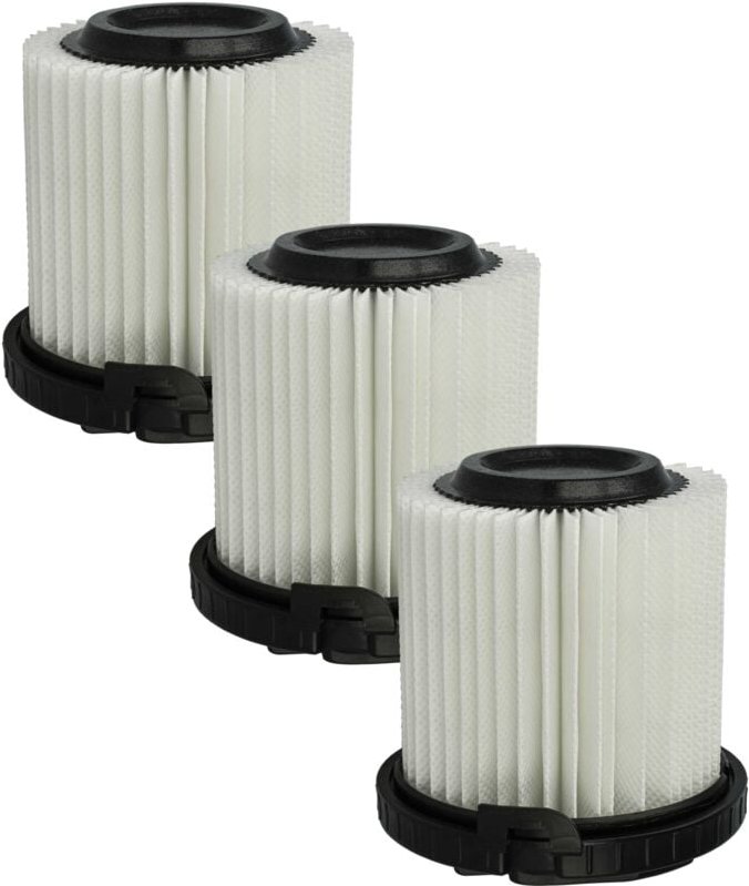 3x Feinfilter kompatibel mit Kärcher 1.349-210.0, 1.349-300.0, 1.349-100.0, 1.349-200.0 Staubsauger - Luftfilter Weiß - ...