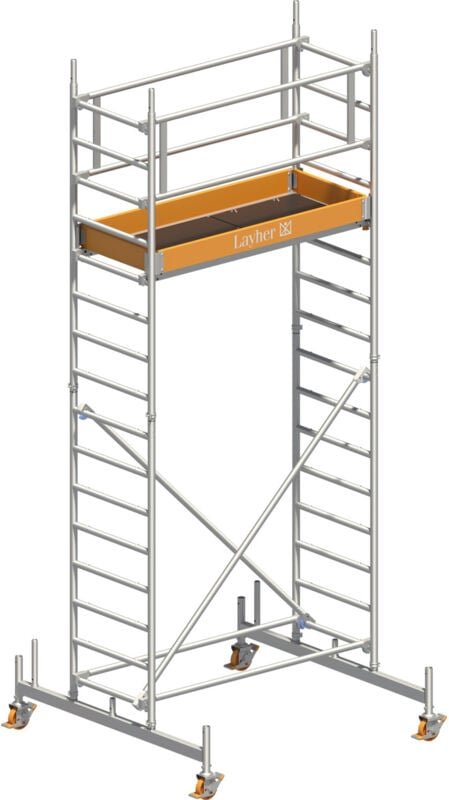 Layher Rollgerüst Uni LeichtStandard-Aufbau 5,26m AH