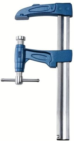 Schraubzwinge Urko Super Extra - Klemmung 1200 mm - Ausladung 125 mm - Schiene 40x10 mm - 1528120