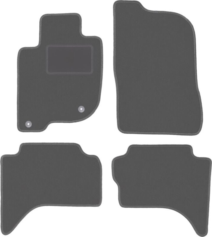 Graphit-Fußmatten für: Mitsubishi L200 V Offroad (2015-)