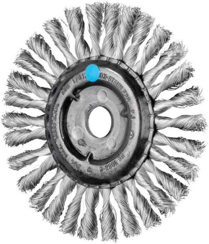 PFERD TOOLS COMBITWIST Rundbürste gezopft RBG Ø 178x13x22,2 mm Edelstahl-Draht-Ø 0,35 mm Winkelschleifer