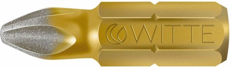 Phillips DIAMOND Führung 1/4" kurzer Bohrer (PH1x25) WITTE 27391