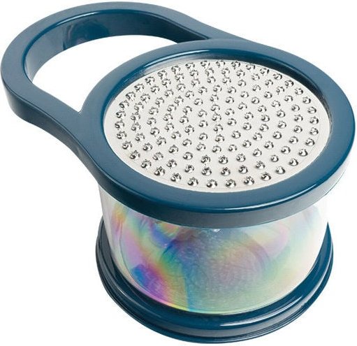 Michelino - Käsereibe Parmesanreibe mit Auffangbehälter Serie Nora Petrol