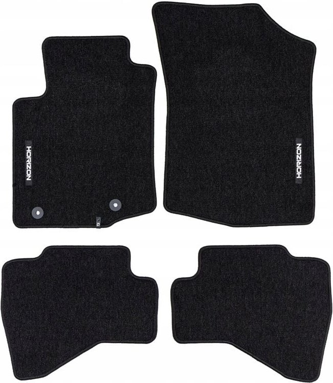 VELOURS MATS auto wischtücher Citroën C1 2 HB 2014-2022 HZ