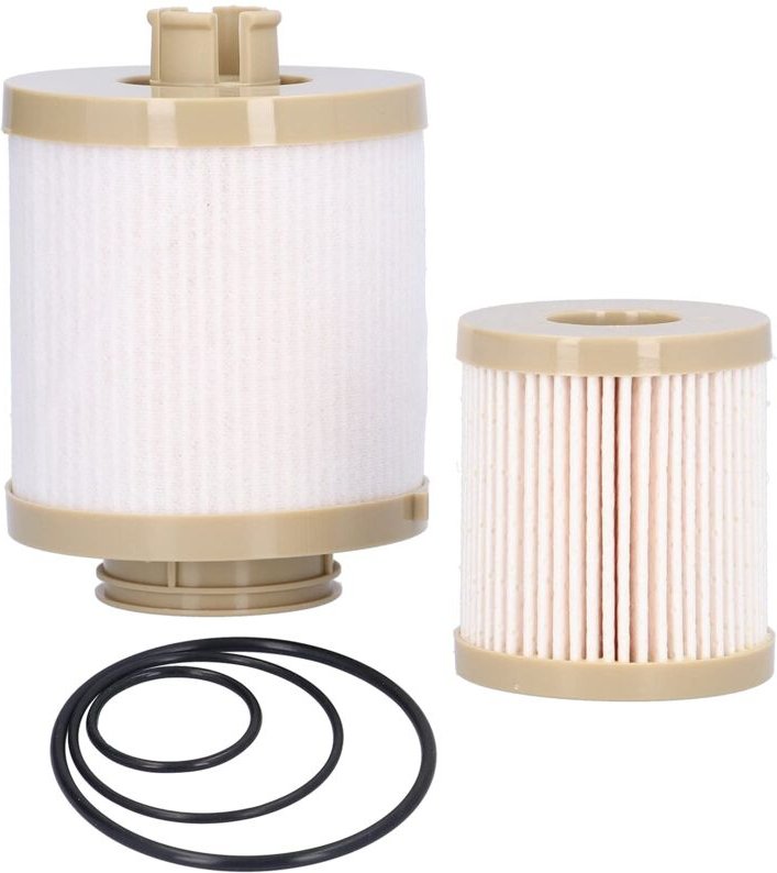 aqxreight Kraftstofffilter, Kraftstofffilter mit Dichtringen 3C3Z-9N184-CA Ersatz für Excursion/F250/F350/F450