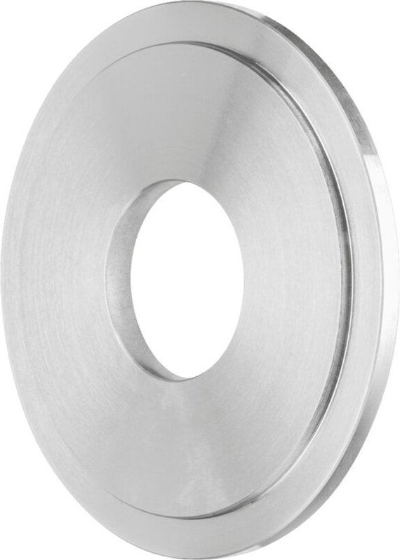 Spannflansch für POLINOX-Vliesräder pnk mit Bohrung ø 76,2 mm Reduzierung auf Bohrung-Ø 31,8 mm - Pferd