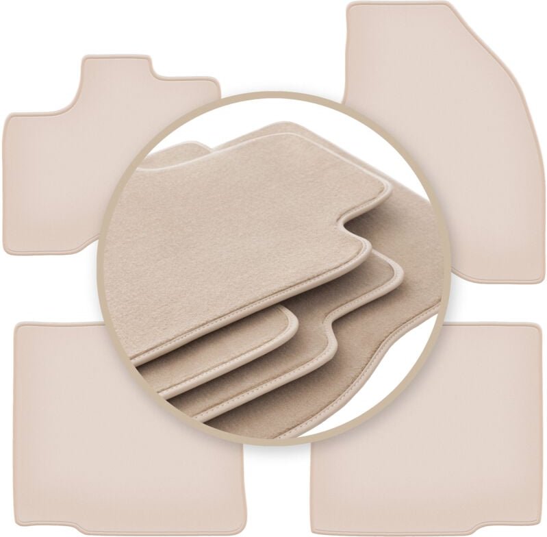 Beige PREMIUM-Matten für: Ford Explorer Kleinfahrer