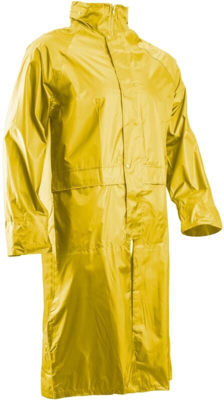 Satz von 20 - PVC-ABDECKUNG Arbeitermantel wasserdicht PVC-ABDECKUNG - Gelb S - 40/42