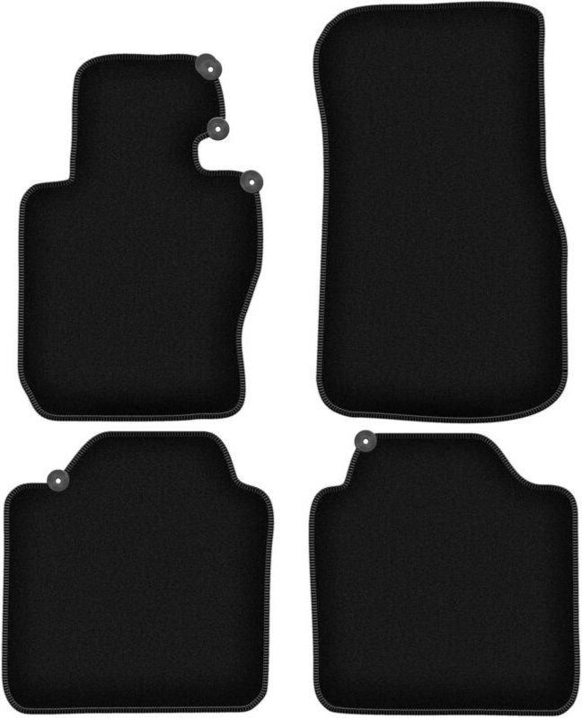 Thumbnail - BASIC schwarze Veloursmatten für: BMW 3 F34 Gran Tourismo (2013-2020)