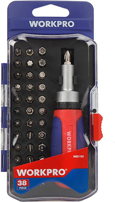 Ratschenschraubendreher 38 Stück Workpro