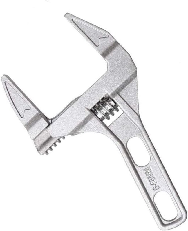 Verstellbare Schraubenschlüssel, 6–68 mm breiter Backenschlüssel, Badezimmerschlüssel, Handwerkzeuge aus Aluminiumlegier...