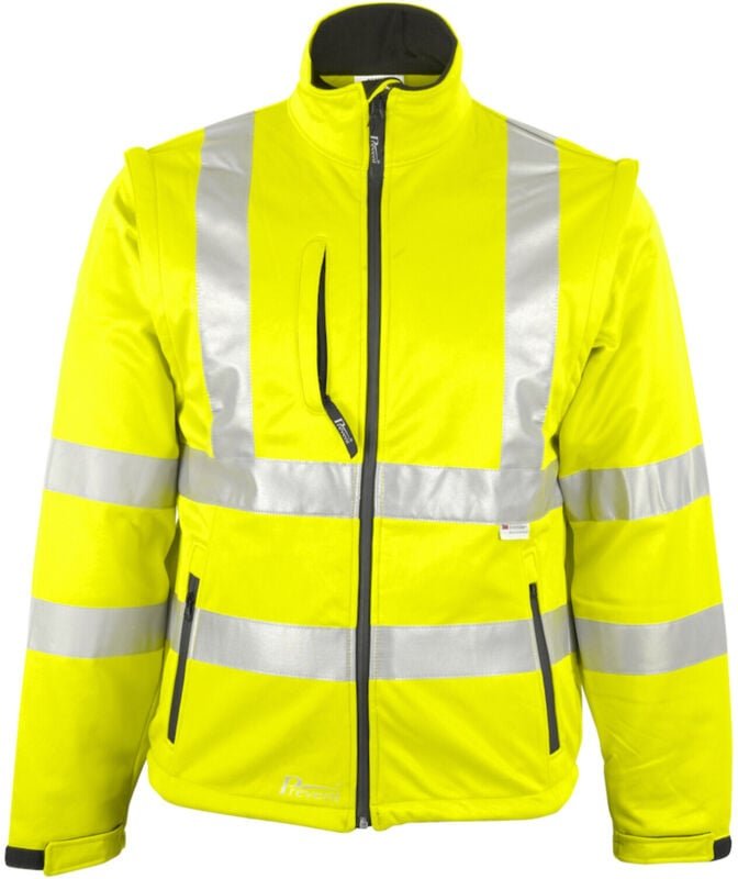 Thumbnail - Warnschutz-Softshelljacke Gr.L gelb prevent