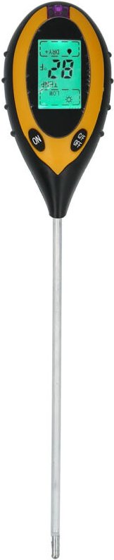 4-in-1-Bodentester, digitaler pH-Feuchtigkeitssensor, Licht, Multifunktions-Bodentester für Garten, Bauernhof, Rasen