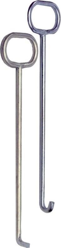 Kanaldeckelheber L.600mm m.L-Haken verz.HÄRKE