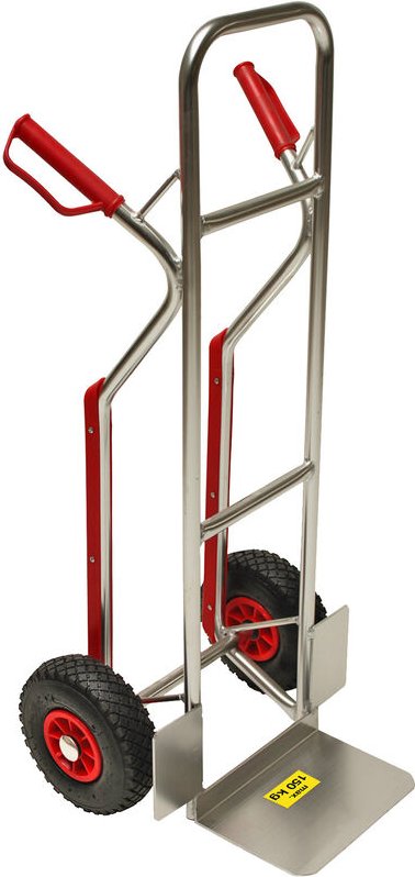 Dema - Aluminium Sackkarre mit Treppenrutsche 150 Kg Stapelkarre Transportkarre Alu