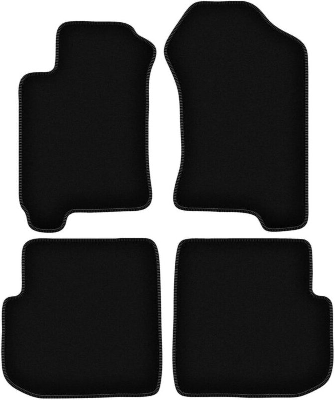 BASIC schwarze Veloursmatten für: Subaru Forester I Crossover (1997-2002)