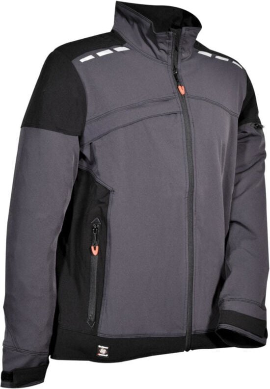 Thumbnail - Cofra Arbeitsjacke 250 g/m², Shellwear, mit Reflexstreifen anthrazit 56