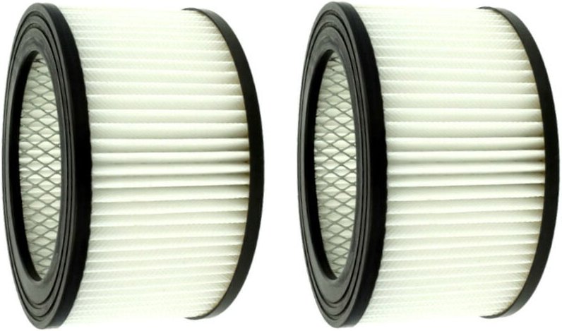 2x Trade-shop Lamellenfilter / Rundfilter / HEPA-Filter für GeKo 1650W 2000W, Bituxx MS-11337 MS-14206, t.i.p. ntas 1200...