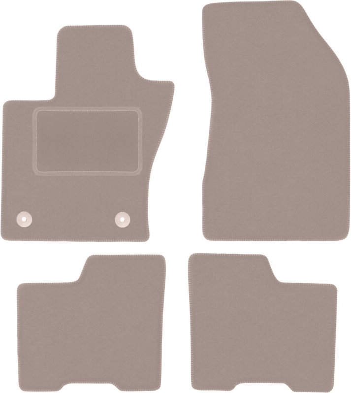 Beige Veloursmatten für: Jeep Renegade II SUV (2018-)